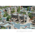 Modelo de construção e fábrica de construção de modelos de apartamentos urbanos